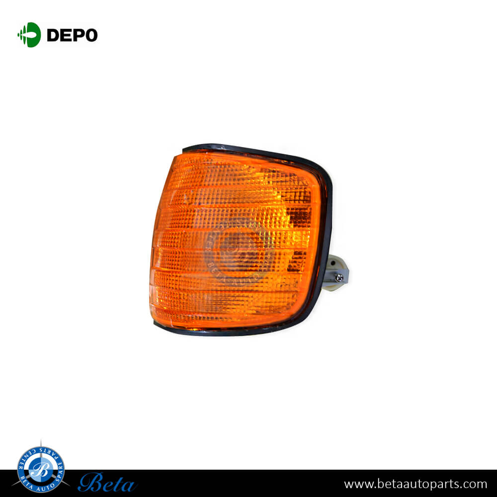 Left Side Corner Lamp - Yellow for Mercedes S-Class W126 1985-1992 models, Part Number 8208421 Left Side Corner Lamp - Yellow for Mercedes S-Class W126 1985-1992 models, Part Number 8208421